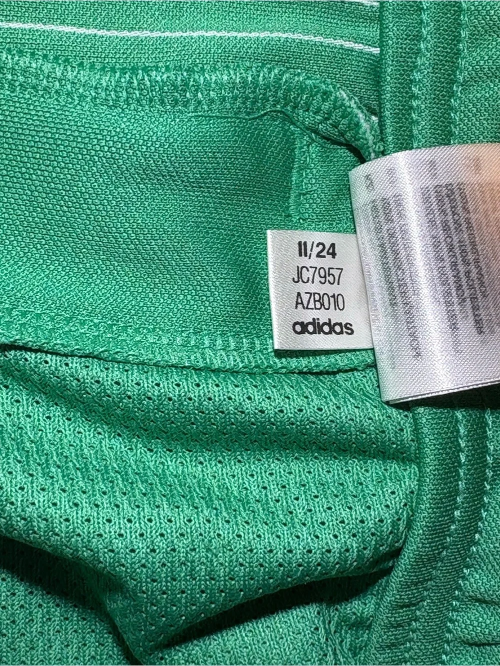 adidas originals Green Men’s 2XL Athletic Shorts with White Side Stripes